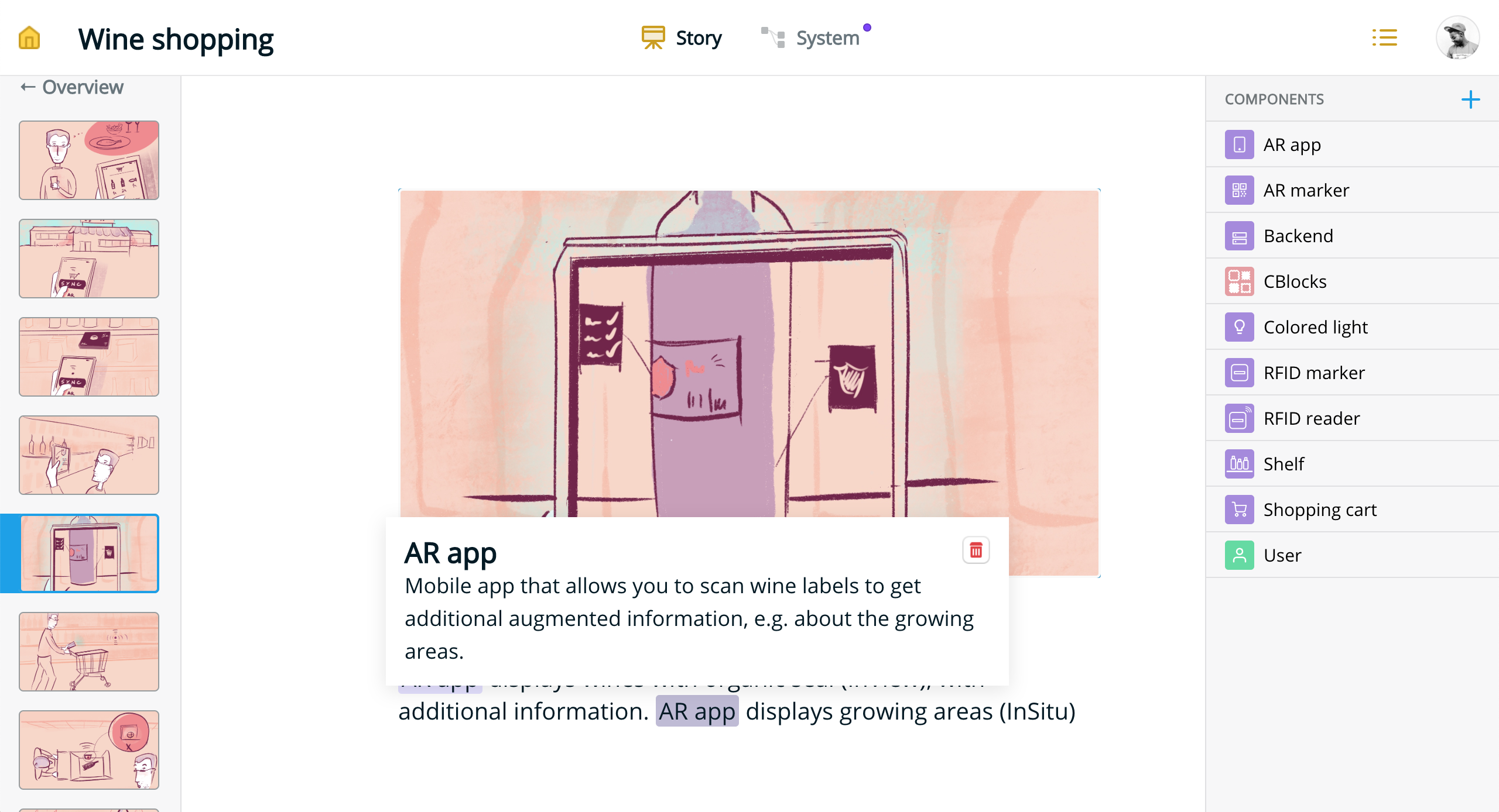 Spex's system view